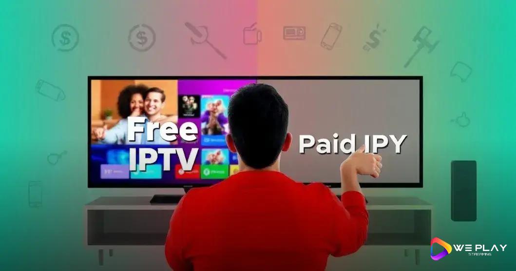 Comparação entre IPTV grátis e pago