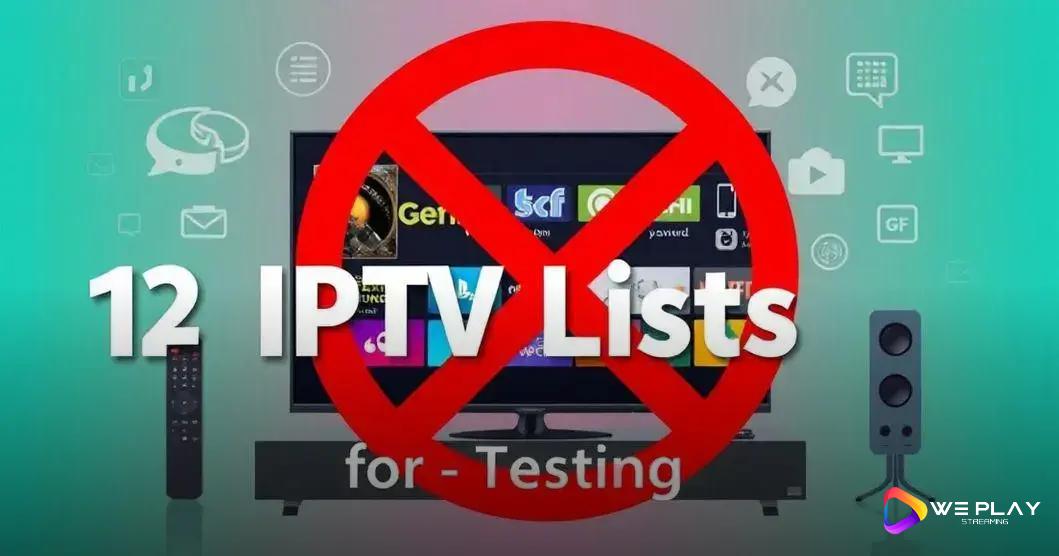 12 listas IPTV para teste