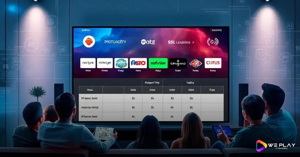 Comparação com outras plataformas IPTV