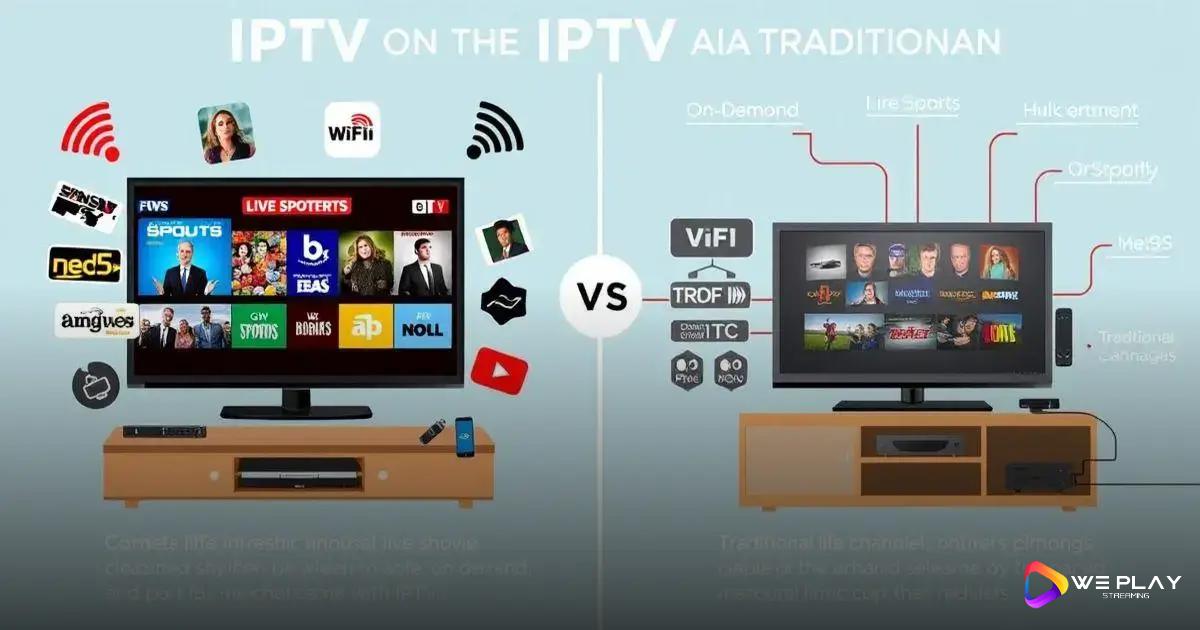 Comparação entre IPTV e outros serviços