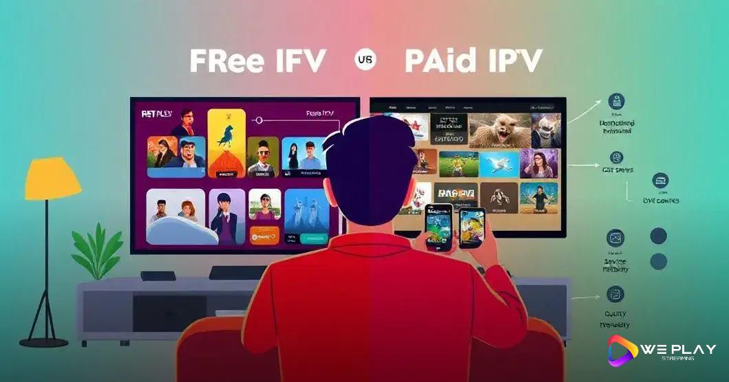 Comparação entre IPTV Grátis e Pago