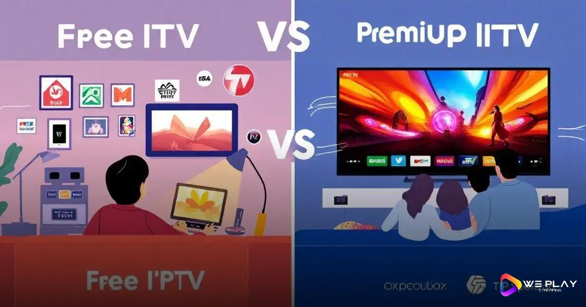 Comparação entre IPTV gratuito e pago