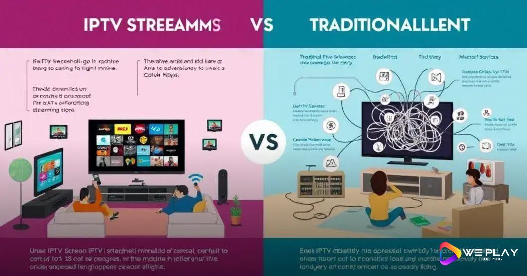 Comparação entre Listas IPTV e Streaming Tradicional