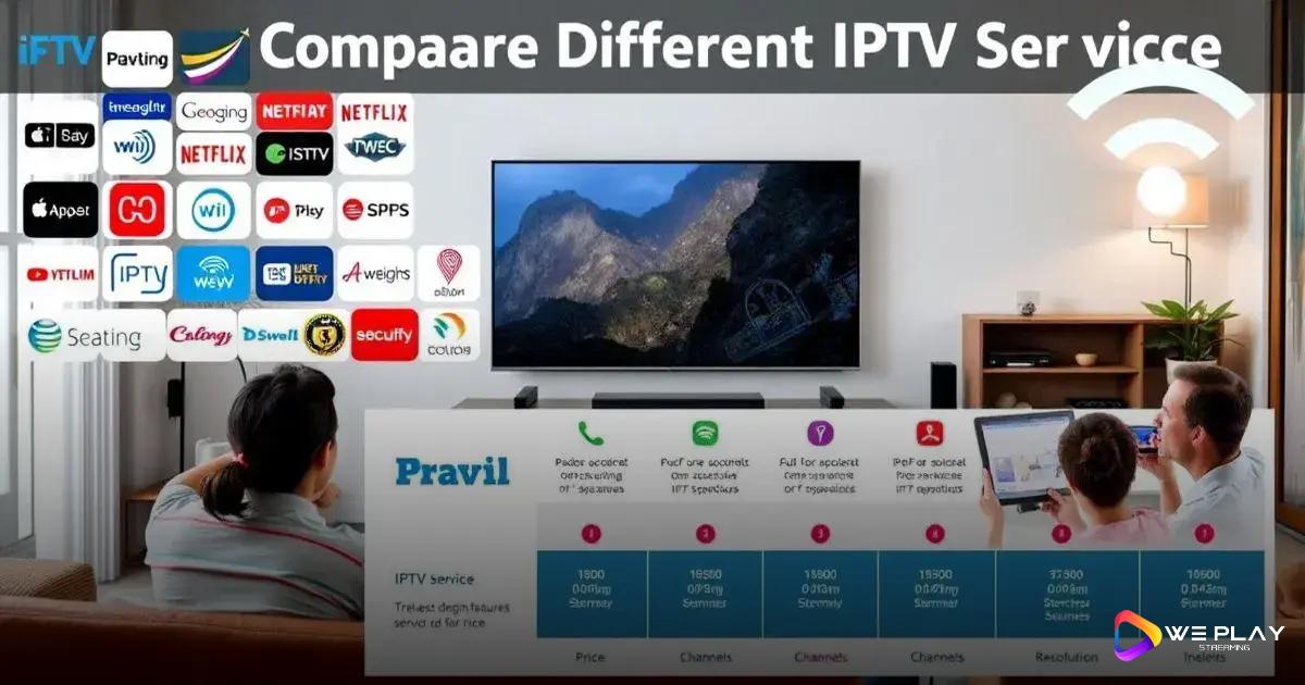 Comparando diferentes serviços de IPTV