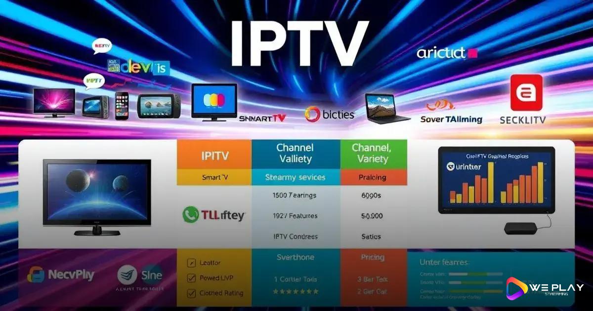 Comparando diferentes serviços IPTV