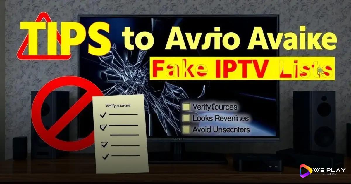 Dicas para evitar listas IPTV falsas