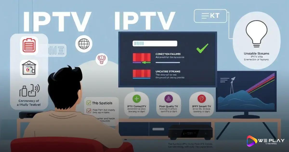 Erros comuns durante o teste de IPTV