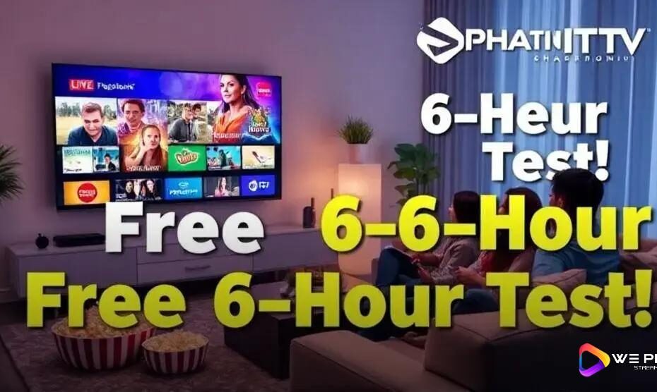 Faça o Teste Grátis de 6 Horas do Phantom IPTV e Surpreenda-se!