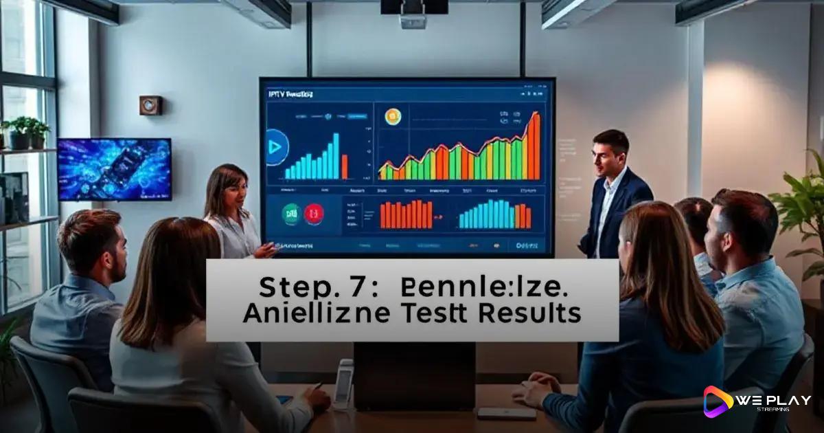 Passo 7: Análise dos resultados do teste